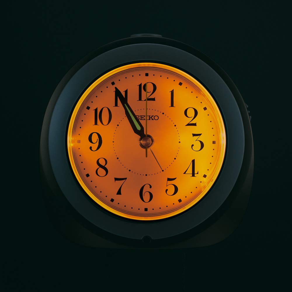 Seiko Часы-радиобудильник серый металлик 128 x 135 x 82 мм KR336N