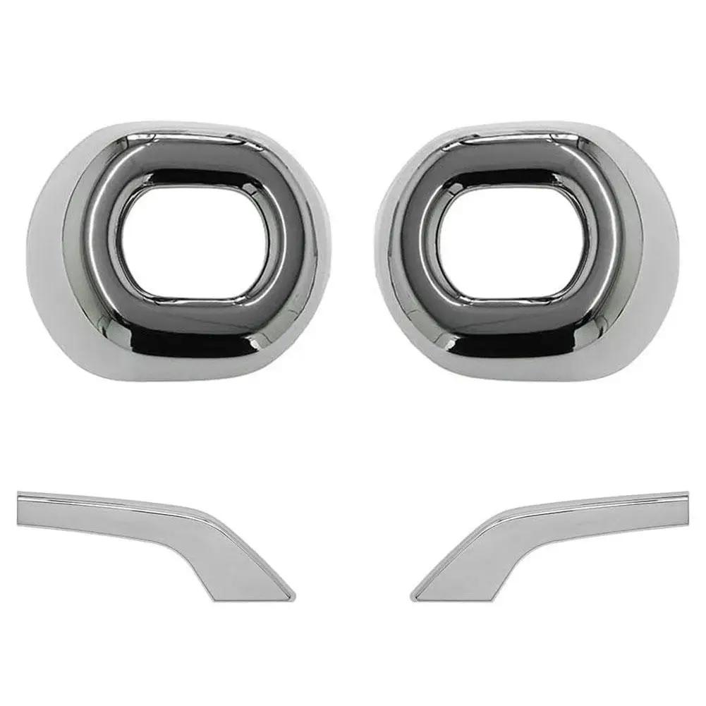 For 24 Suzuki Spacia Custom M K04 Series Modified Front Lamp Frame Car Fog Decorative Plating Cover Special Tools Accessori L8I6