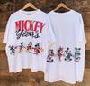 НОВАЯ футболка Comfort Colors 1990-х годов Disney Through the Years Микки Маус Перепечатка