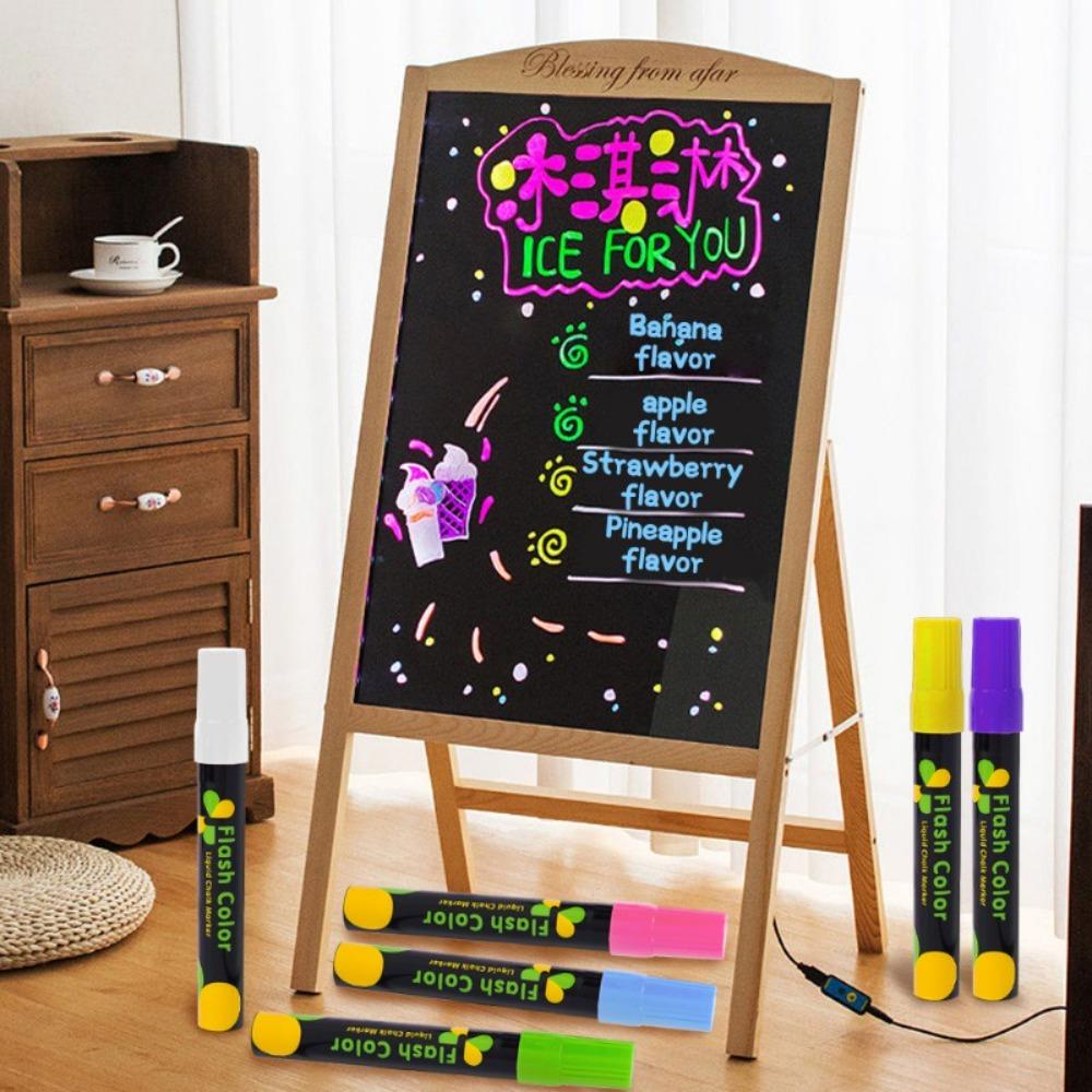 Пластиковый маркер, портативный жидкий мел, новый маркер