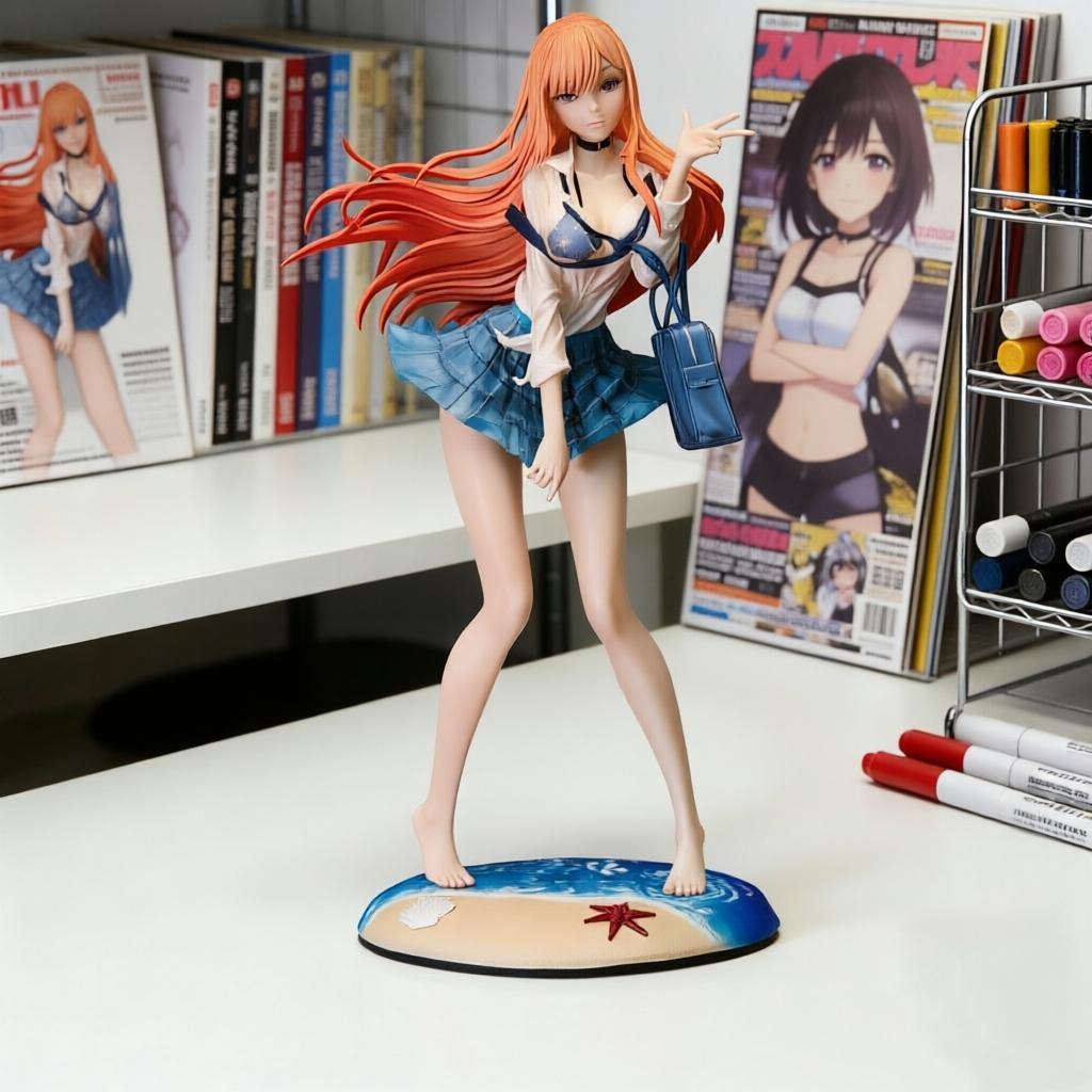 1/6 Scale Kitagawa Marin Figure - My Dress-Up Darling Collectible Anime Statue | High-Quality PVC Model with Display Base Toys