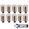10 шт. BA9S T4W 8SMD 3020 светодиодные лампы 1206 источник света для салона автомобиля стояночный фонарь сигнальная лампа DC 12V аксессуары для салона автомобиля
