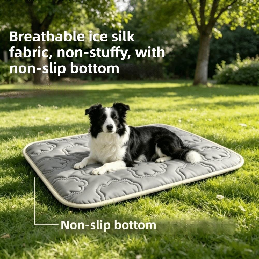 Soft Dog Cooling Mat Breathable Pet Sleeping Mat Dog Bed Mat Dog Sofa Cushion Car Travel