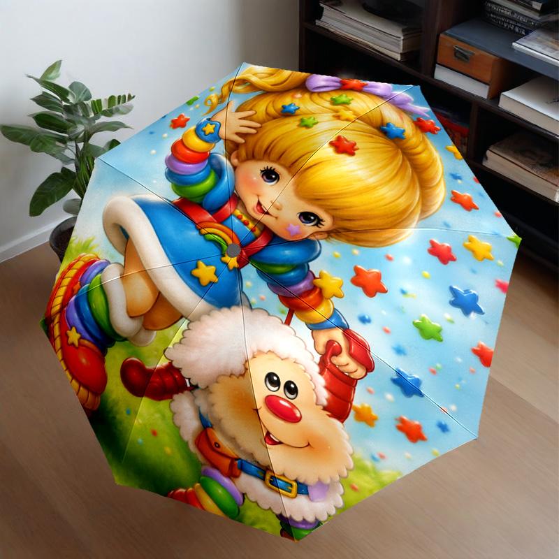 Rainbow Adventure Umbrella 8-Frame for Travel, Camping, Casual Lightweight Portable Umbrella, Essential for Every Family Holidays Gift