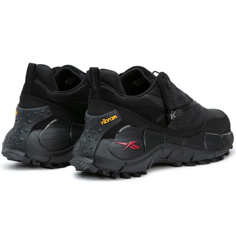 Spyder x Reebok Zig Kinetica Износостойкие Низкие Кроссовки для трейлраннинга и города Унисекс Черные Кроссовки 100245915