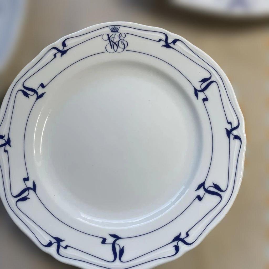 Used Richard Ginori Orient Express Plate 27x3, 2 pieces; 19.2x2, 1 piece
