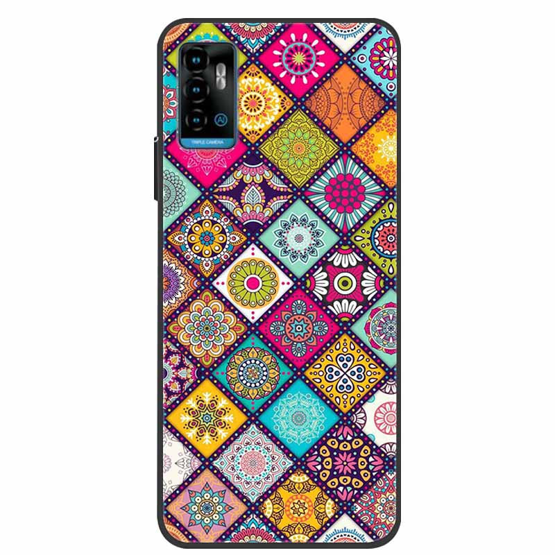 Для ZTE Blade A71 Чехол Силиконовая Задняя Крышка Чехол для Телефона Для ZTE Blade A71 Мягкие Чехлы для ZTE BladeA71 A 71 2021 Защитный Бампер