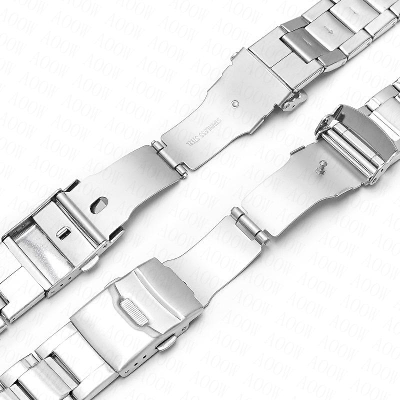 Ремешок из нержавеющей стали для Casio G-Shock GST-W300/400G/B100/S310/S120/S110/W110 Мужской Металлический Серебристый Черный Ремешок Браслет Цепочка для Часов