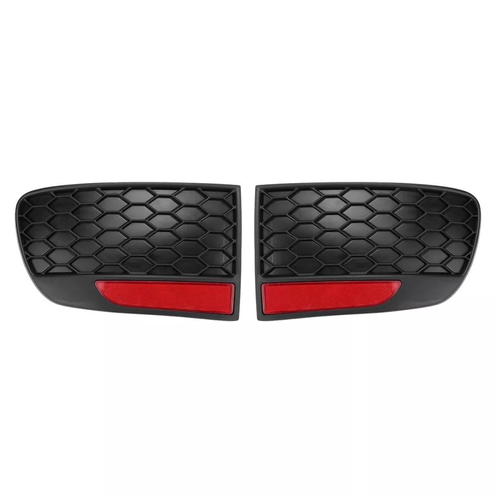 Pair For 2003-2010 Fiat Punto Car Rear Bumper Reflector Trim 735362640 735362675