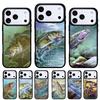 Чехол для телефона с изображением рыбы Басса для iPhone 17 16 15 14 13 Pro Max Задняя крышка для 12 11 Pro Coque