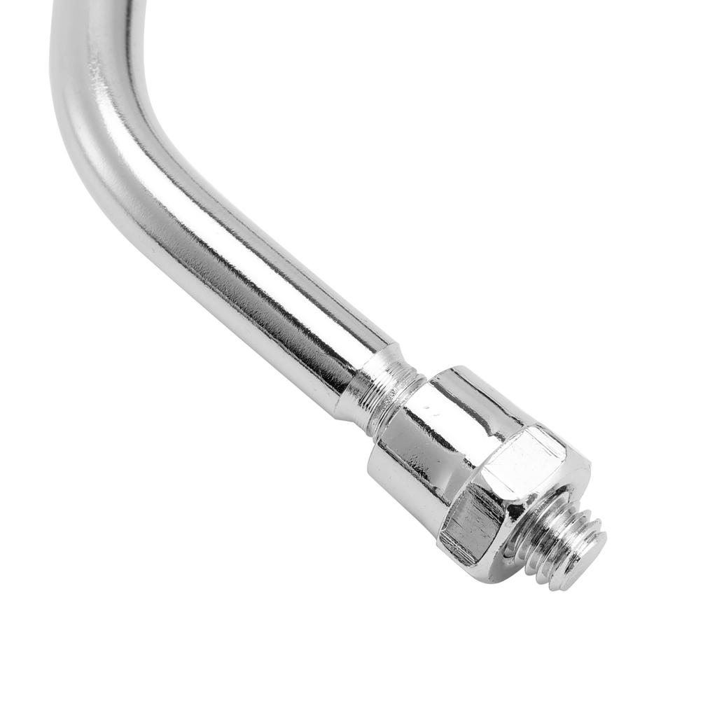 Универсальные круглые зеркала для скутера мопеда 8 мм по часовой стрелке с хромированным штоком ПАРА