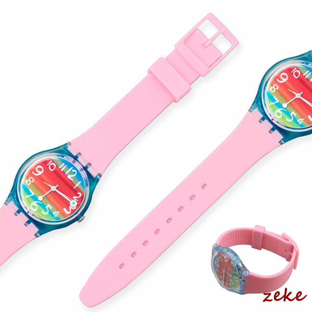 16mm 17mm 19mm 20mm Rubber Watch Strap for Swatch Colorful Sports Band Replacement Wrist Bands Soft Waterproof Silicone Bracelet