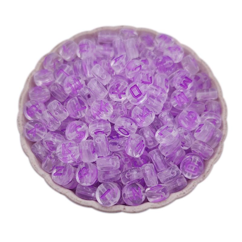 100 шт 7 мм акриловые бусины смешанные буквы круглые для изготовления ювелирных изделий свободные бусины алфавита сделай сам браслет ожерелье ручной работы