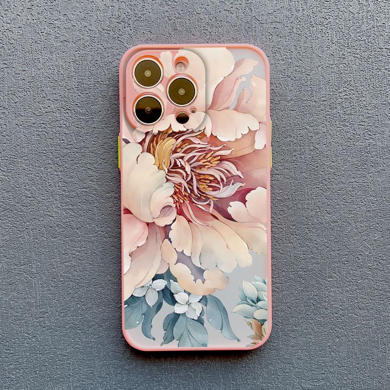 Винтажный Цветочный Чехол Для Телефона Для iPhone 12 11 13 Pro Max Mini 16 15 14 Pro Max X XR XS 8 7 14 15 Plus SE Бабочка Растение Задняя Крышка