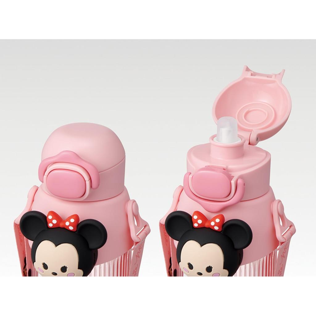 Бутылка для воды в виде фигурки скейтера 3D Mascot, бутылка для воды 590 мл, Disney Tsum Tsum, Минни, Disney, для девочек, детей, милый, тип соломинки PMSHP6-A