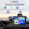 Портативный 7-дюймовый мультимедийный плеер с сенсорным экраном, совместимый с беспроводным CarPlay Android с DVR 64G TF-картой