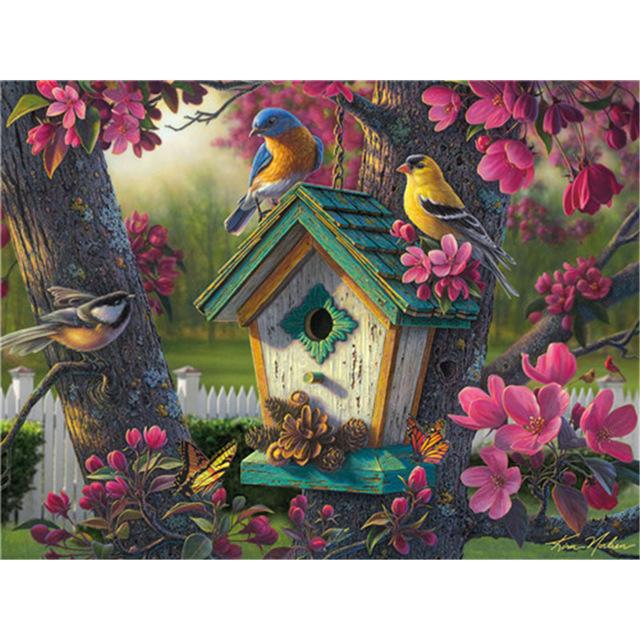 5D DIY алмазная живопись Зимний снежный пейзаж полный квадратный алмаз ремесло украшение дома подарок набор для вышивки крестом мозаичный узор