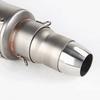 New 60mm To 51mm To 36mm Motorcycle Exhaust Muffler Adapter Welding Head Mild Steel Convertor Adapter Reducer Connector Pipe Tube
