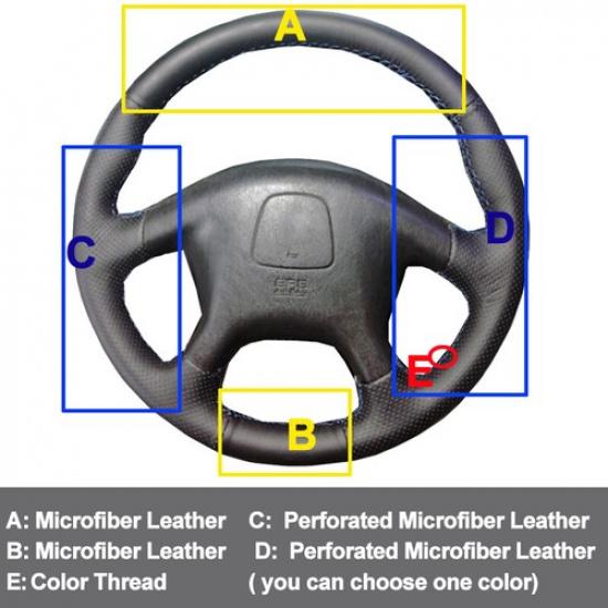 Чехол на руль для ручной прошивки для Mitsubishi Pajero 1997-2002 2003 2004