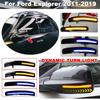 2 шт. Светодиодный динамический указатель поворота для Ford Explorer 2011- LHD Зеркало заднего вида сбоку Индикатор Поворотник Автомобильные аксессуары