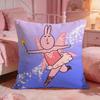 My Ffriends Rabbit Cute Cushion Cover Premium Comfort Reversible Pillow Cove Two In One Design For Any Room  Car Interior