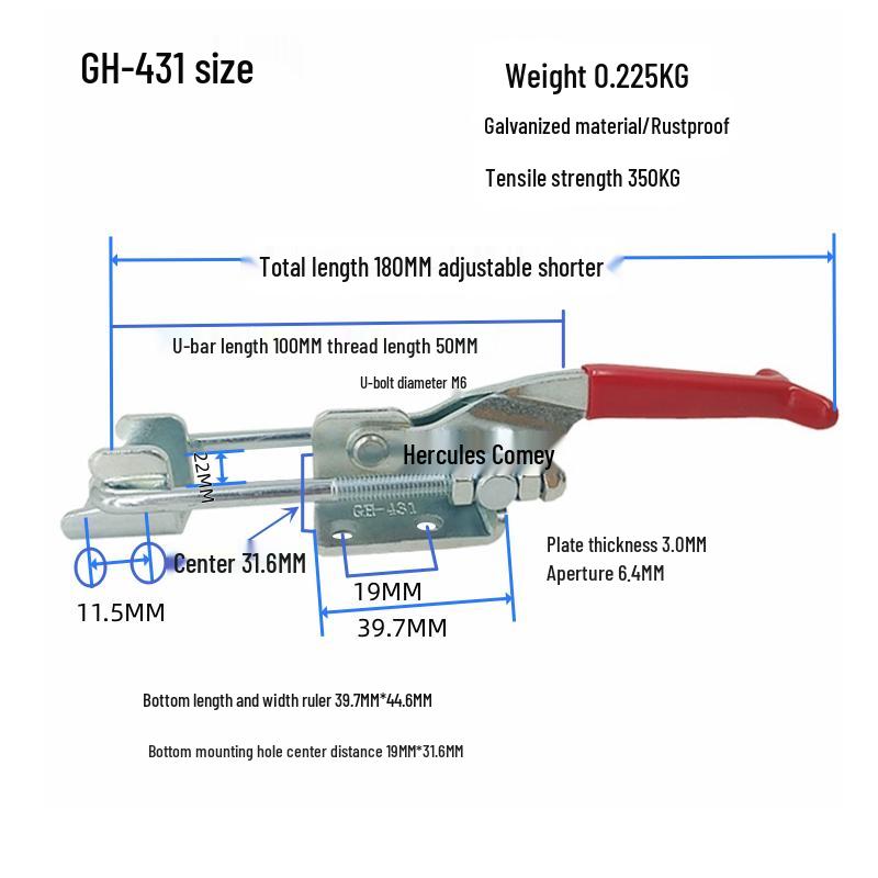 Quick-Release Horizontal Welding Pliers Clamp 301/201/101
