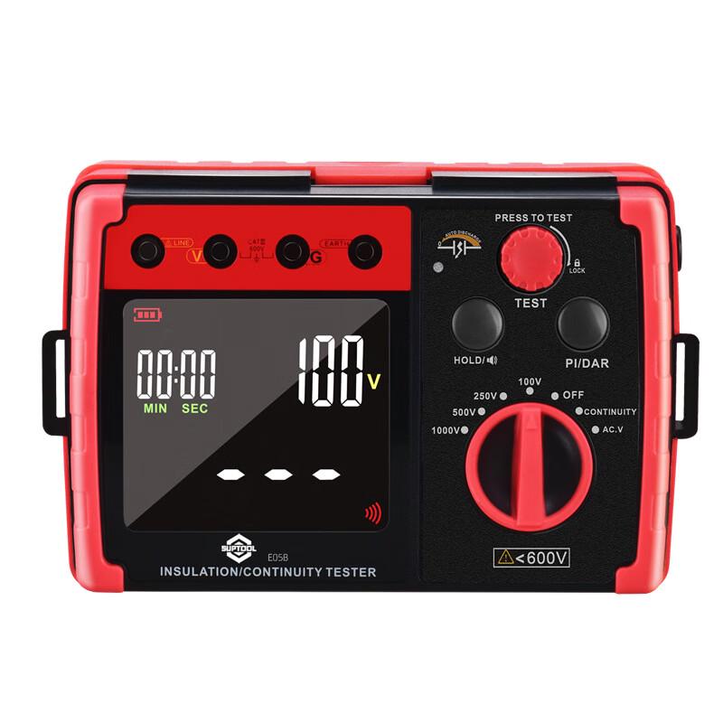 Youpeer Digital Insulation Resistance Tester Megohmmeter E05A CN plug (adapter included)