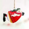 1 шт. Акриловый винтажный ангел, подвесной декор, рождественские украшения, Санта Клаус, елочное подвесное украшение 2026, украшение для вечеринки Navidad