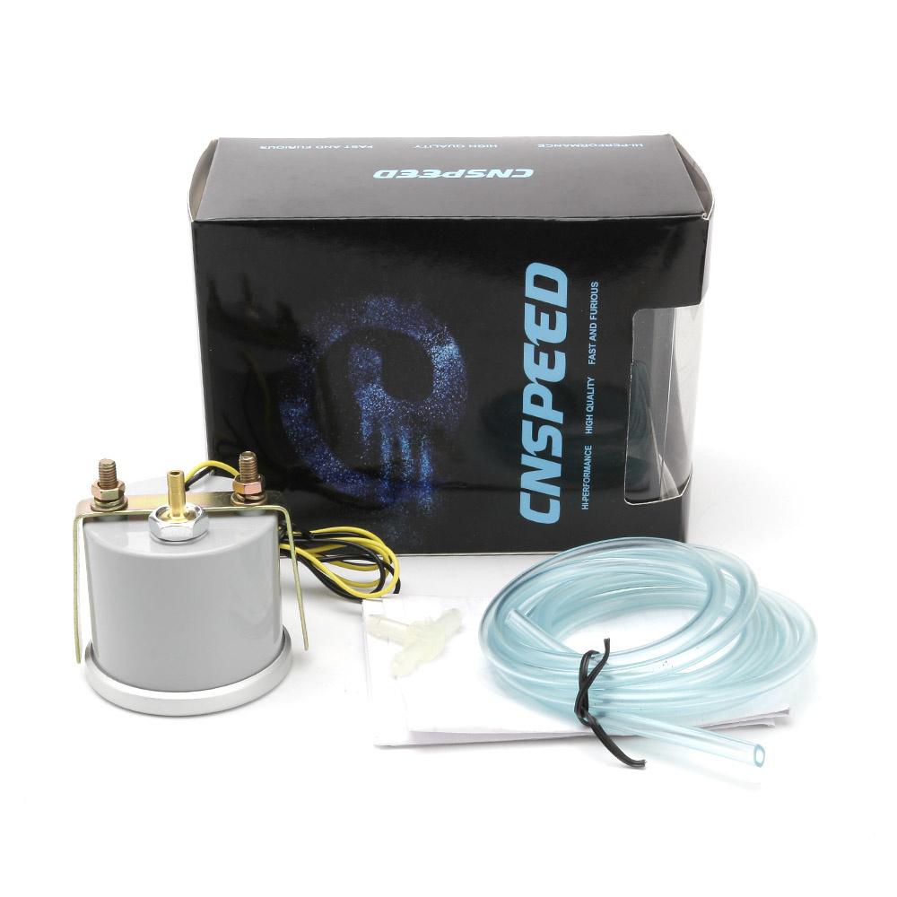CNSPEED 2 "52mm Turbo Boost Gauge -1-2 Bar Car Smoke Len With Adjustable Auto Turbo Boost Controller Kit 1-30 PSI