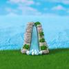 Decorative Mini Rockery Ornament Simulation Waterfall Rocks  Home Decoration