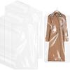 20 Clear Plastic Garment Bags for Clothes, Hanging Clothes Storage - Travel Size, 60x90cm