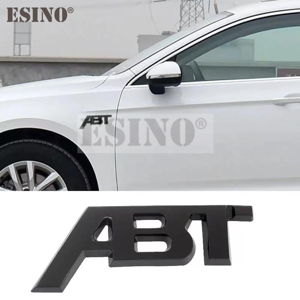 AAZW1 Car Sticker Adhesive Badge Decal Metal Zinc Alloy Emblem Car Fender Trunk Body Tailgate Badge for For ABT Sports