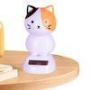 Cat Car Dashboard Decoration, Solar Bobblehead Cat, Cat Swinging Decoration - Cat Solar Bobblehead