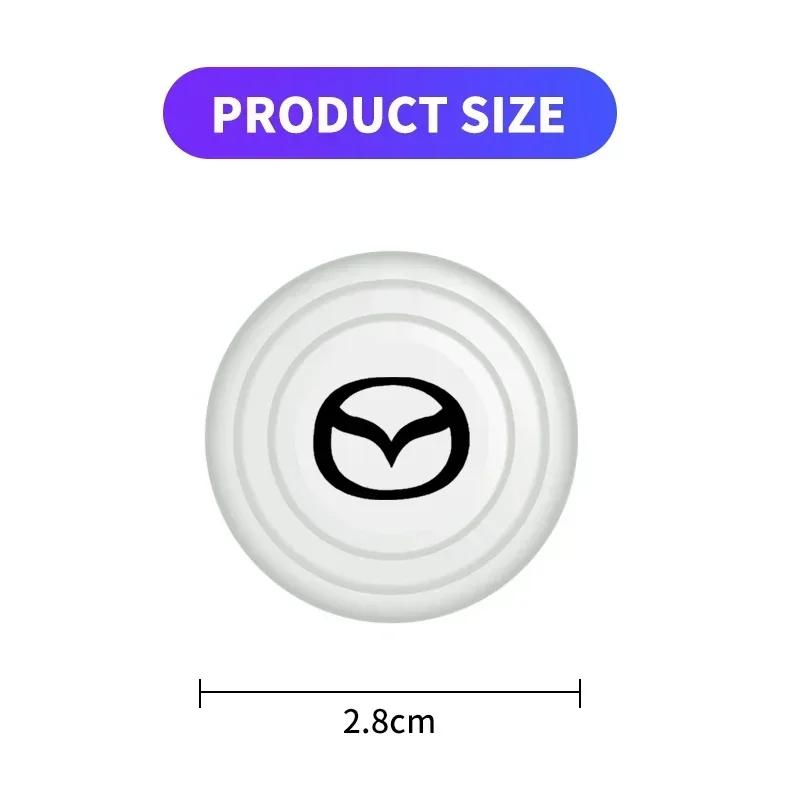 4Pcs Car Door Bumper Protector Luminous Shock Absorbing Gaskets For Mazda 3 6 CX MX5 CX30 RX8 Miata Atenza Axela Car Stickers