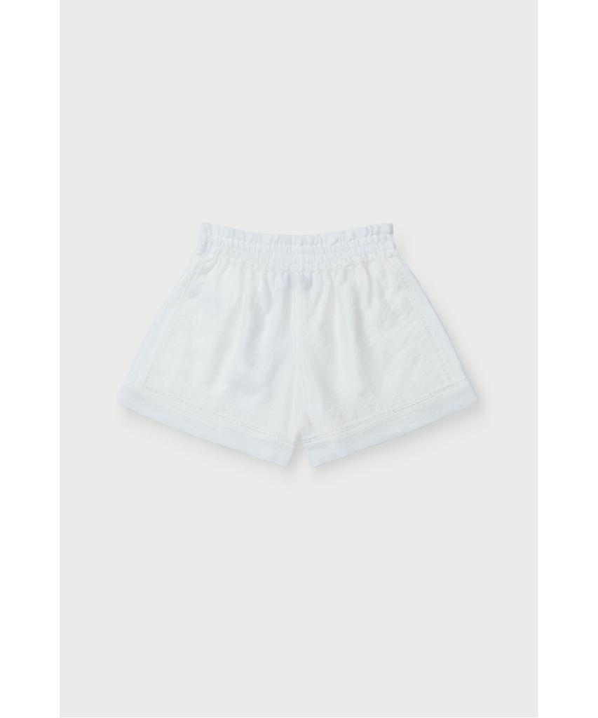 IROWOMEN Daviniaspe Lace Panel Banding Shorts Iopom26107Ivx