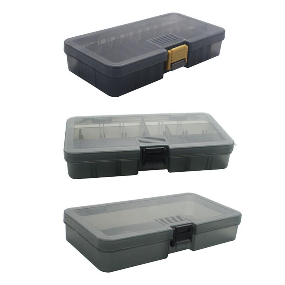 2PCS Clear Transparent Lid Fishing Lure Storage Case Fishing Lure Box for Anglers