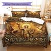 Apollo, the sun god Pattern Bedding Quilt Set Quilt Cover Pillowcase Home Decoration Birthday Gift (1 * duvet cover + 2 * pillowcase, without core)