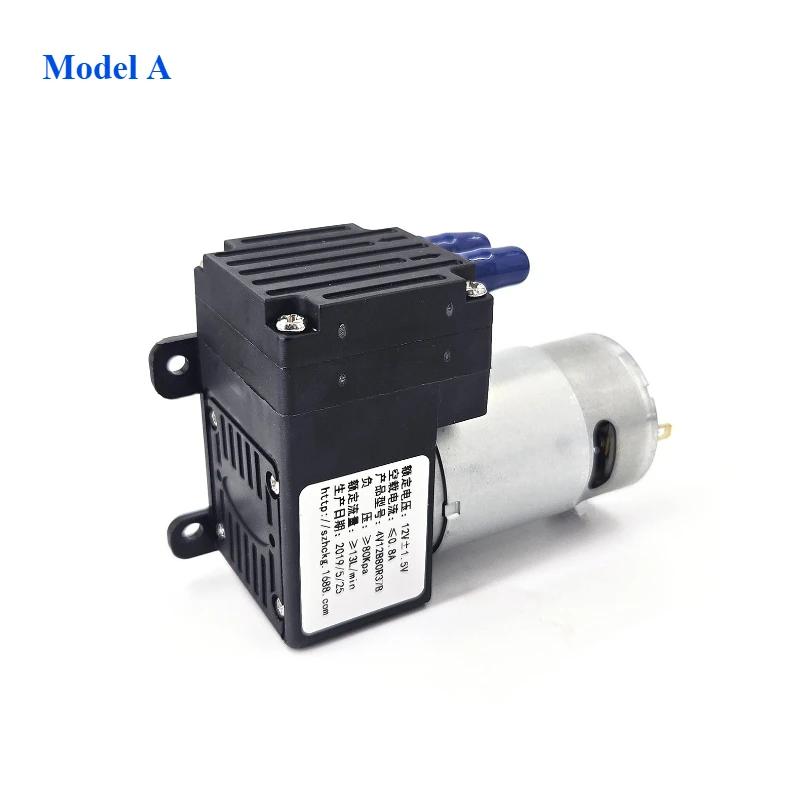 DC 12V/24V RS-555 Мотор Поршневой Воздушный Насос Высокое Всасывание -80Kpa Вакуумный Отрицательное Давление Насос Красота Пайка Вакуумная Упаковочная Машина