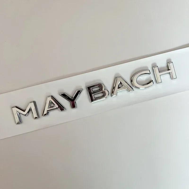 Автомобильные наклейки с буквенным логотипом MAYBACH для Mercedes-Benz MAYBACH S400L аксессуары для маркировки заднего багажника наклейки для тюнинга1