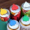 1PC Portable Beverage Can Opener Can Be Sealed Reusable Colorful Plastic Sealing Lid Remover Outdoor Camping Kitchen Tools