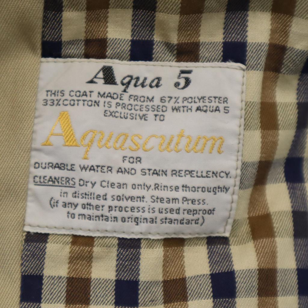 Aquascutum 70s 80s vintage trench coat M beige Men's Used