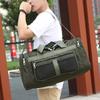 Складная дорожная сумка большой вместимости для мужчин и женщин, водонепроницаемый дизайн из ткани Оксфорд