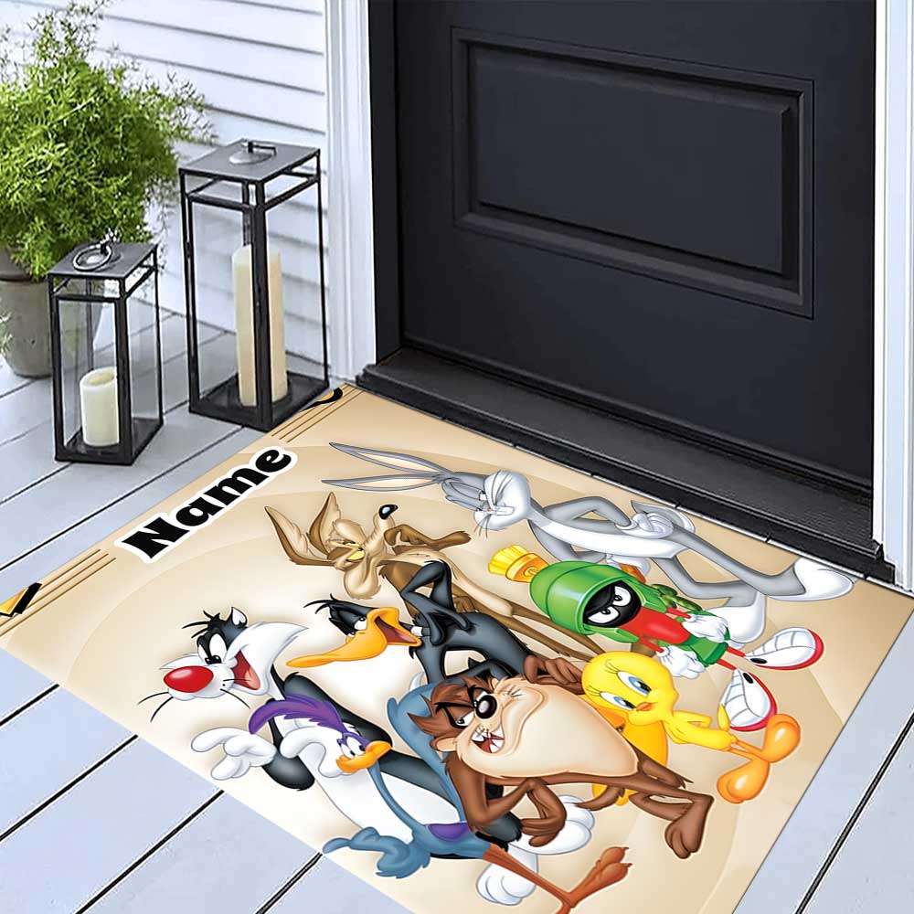 Warner Bros. Works (64) Customize your name rug, office chair cushion, home bedroom living room gift.