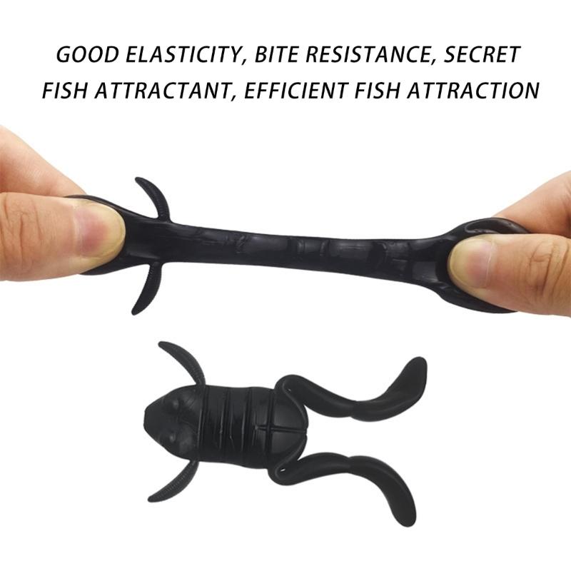 5 шт. Приманки-лягушки Мягкая искусственная плавающая приманка Имитация лягушек Приманки Поверхностные плавающие приманки Простые в использовании