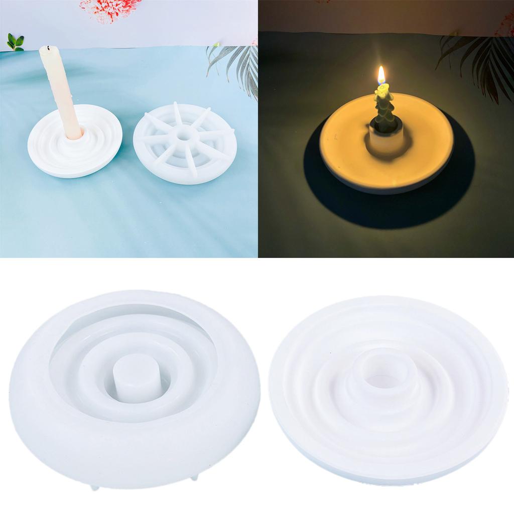 Круглая форма для свечей, несколько реплик, красивые круглые подсвечники, гипсовая форма для крафта для энтузиастов Y-проекта