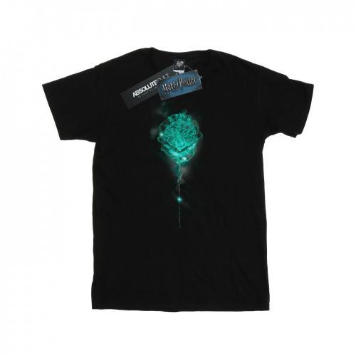 Harry Potter Mens Hogwarts Crest Mist T-Shirt