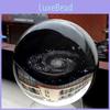 Crystal Globe Ball Galaxy Miniatures 3d Laser Engraved Glass Ball Sphere 60mm