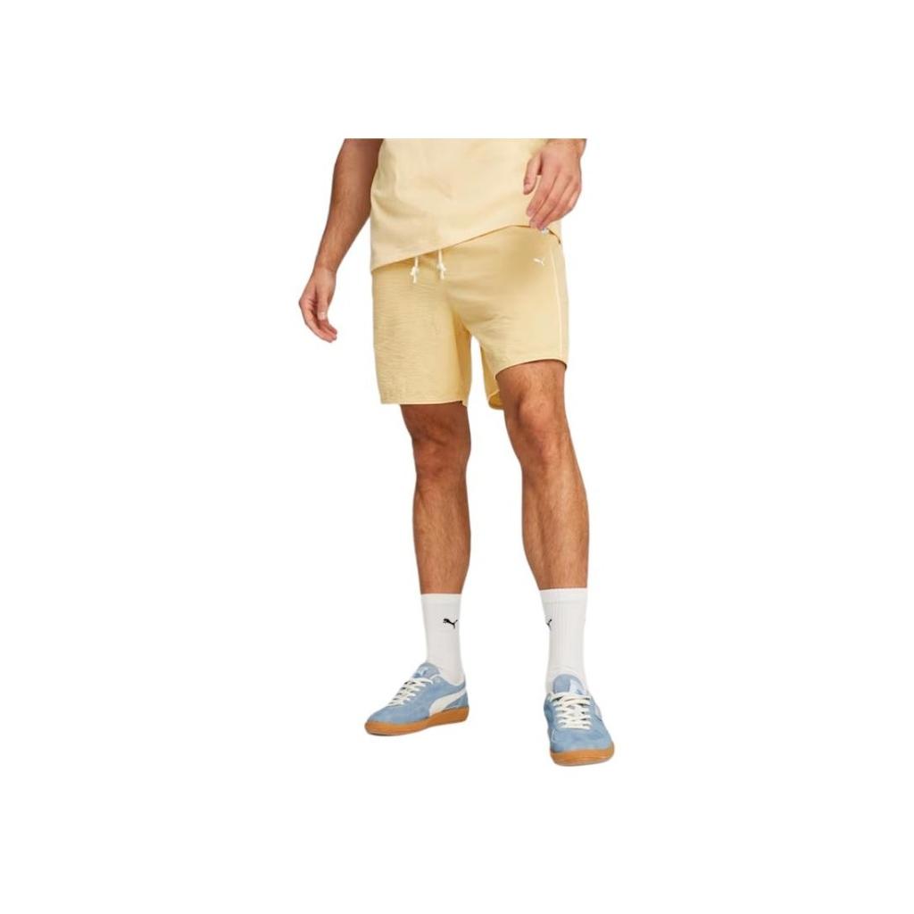 Puma Mmq шорты из жатого хлопка мужские шорты ромашка 624018-66