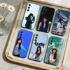 Чехол для телефона POP-Alpha A-Morales для Samsung Galaxy A73, A72, A71, A70, A52, A51 Другие Мягкий Черный Чехол