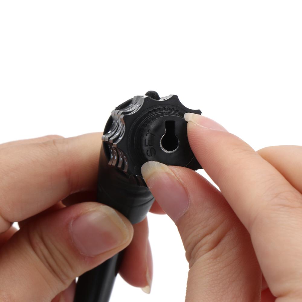 Bicycle Steel Cable Chain Resettable Combination Number Bike Lock 4 Digit Password Padlock